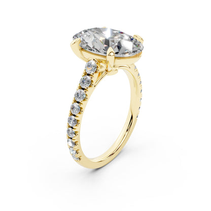 CARTIER 1895 OVAL 4.0 ct