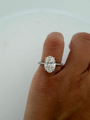 Clemence Oval 2.0 ct Süslü media 1