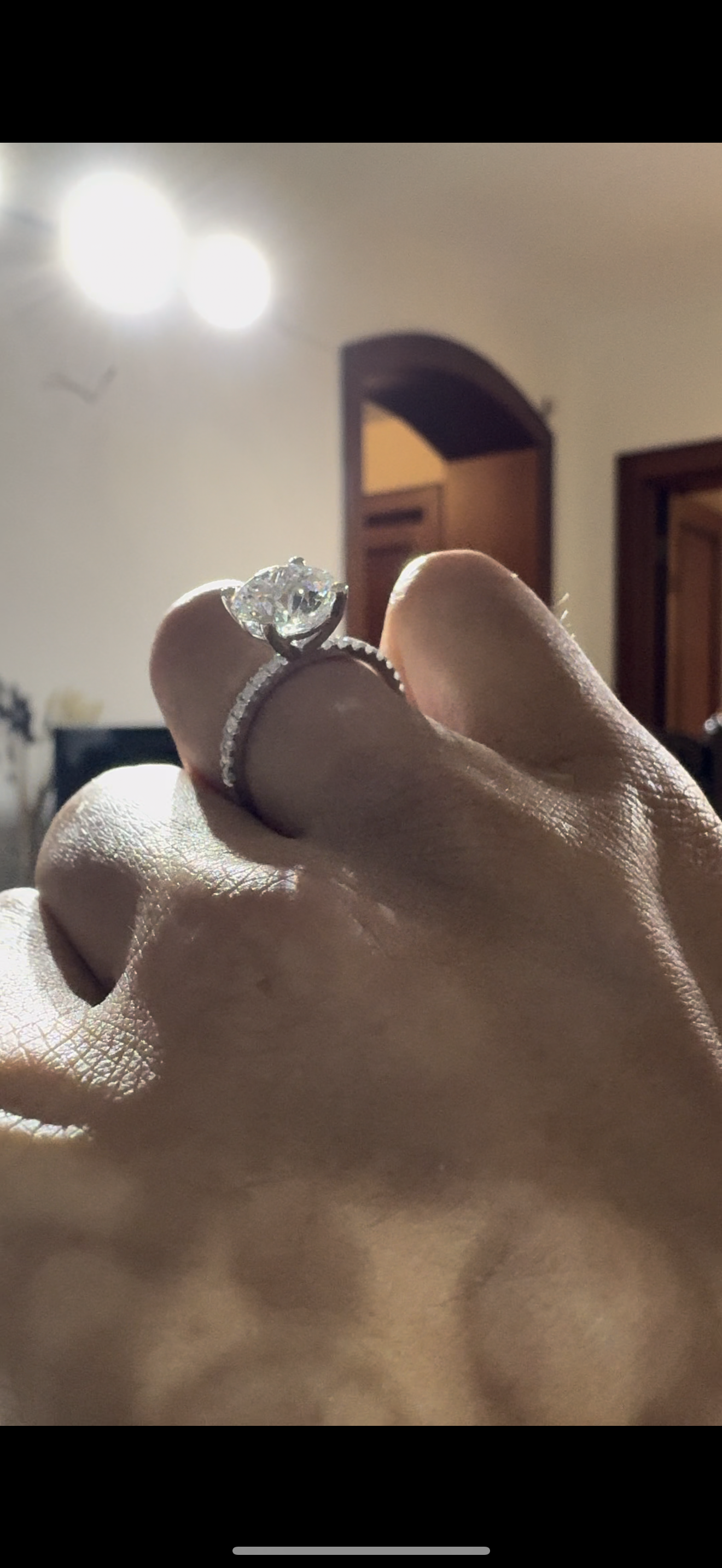 2.50 Ct F Renk VS2 Berraklık Ex Kesim Eva Model Pırlanta Yüzük