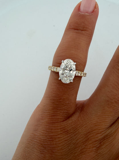 Cartier 1895 Oval 2.0 ct YG