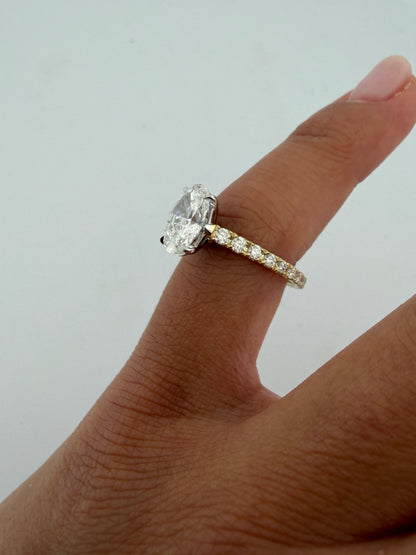 Cartier 1895 Oval 2.0 ct YG