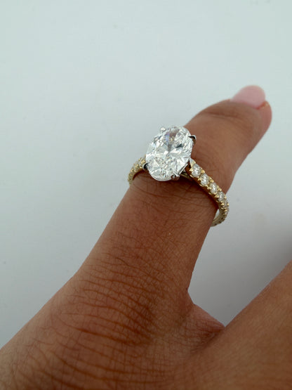 Cartier 1895 Oval 2.0 ct YG