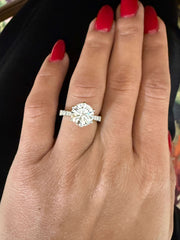 3.10 Ct E Renk VS1 Berraklık Süzme Taşlı İtalyan Kol Pırlanta Yüzük media 8