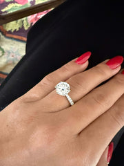 3.10 Ct E Renk VS1 Berraklık Süzme Taşlı İtalyan Kol Pırlanta Yüzük media 4