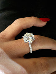 5.50 Ct E Renk Paris Model İnce Kol Pırlanta Yüzük media 11