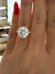 5.50 Ct E Renk Paris Model İnce Kol Pırlanta Yüzük media 4