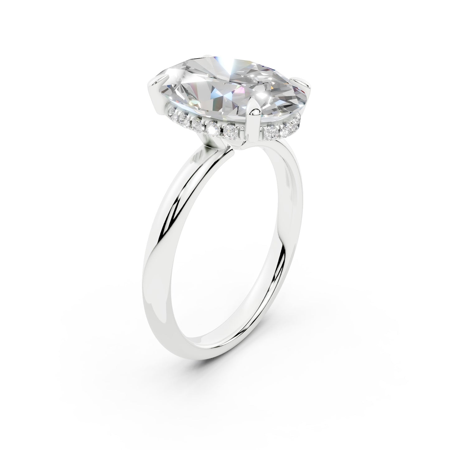 248 Oval Hailey Bieber Hidden Halo