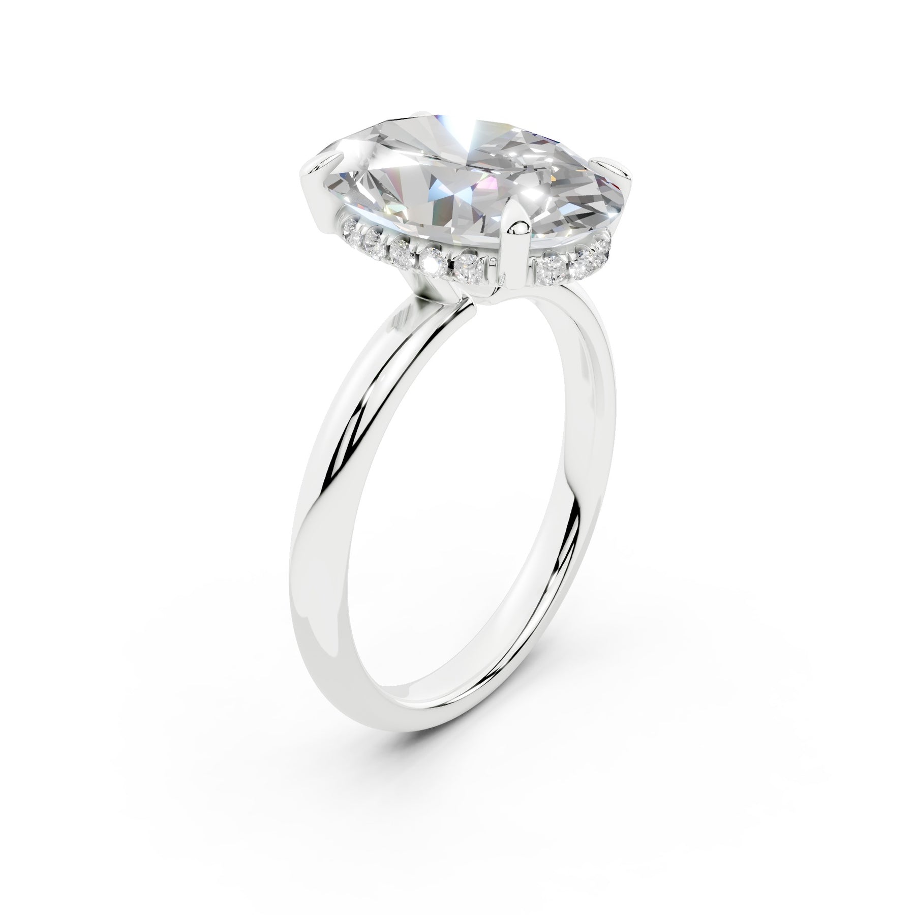 248 Oval Hailey Bieber Hidden Halo