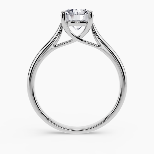 1.01 Ct E Color Ideal Cut Certified Diamond Ring