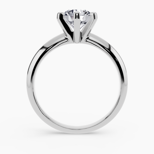 1.02 Ct D Color Ideal Cut Certified Diamond Ring