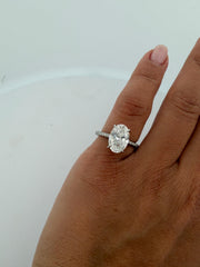 Clemence Oval 2.0 ct Süslü media 6