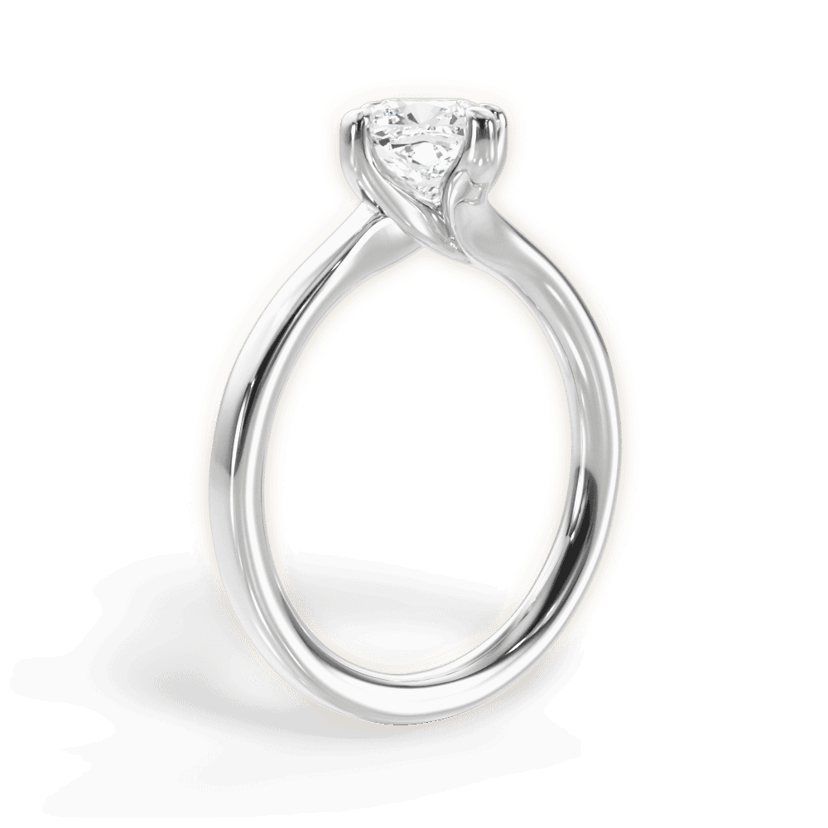 2.00 Ct D Renk VS1 Berraklık Cushion Pırlanta Yüzük