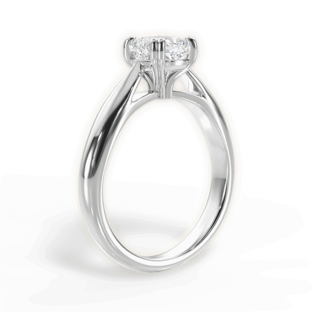 1.25 Ct E Renk VS1 Berraklık Cushion Pırlanta Yüzük