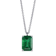 Zümrüt Tektaş Kolye 2.25 ct - Beyaz Altın media 1