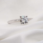 1.05 Ct E Renk Ideal Kesim Sertifikalı Pırlanta Yüzük media 4