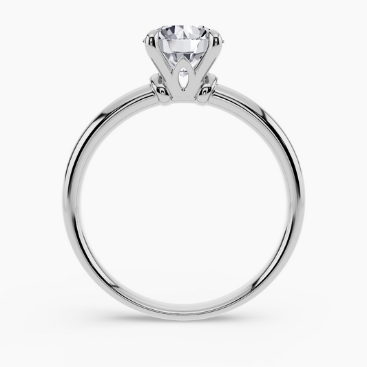 1.09 Ct F Color Perfect Cut Certified Diamond Ring