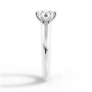 1.07 Ct E Renk 3Ex (Kesim, Simetri, Cila Mükemmel) Sertifikalı Pırlanta Yüzük media 6