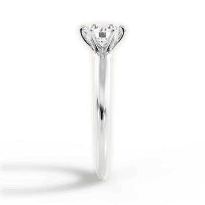 1.07 Ct E Renk 3Ex (Kesim, Simetri, Cila Mükemmel) Sertifikalı Pırlanta Yüzük