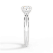1.00 Ct E Renk VS1 Berraklık Cushion Pırlanta Yüzük media 3