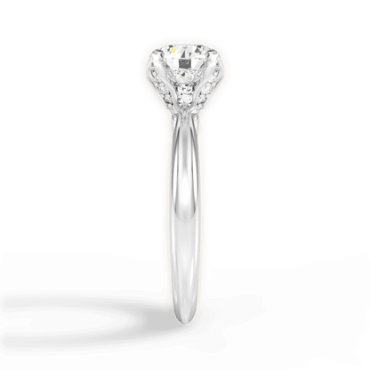 2.01 Ct D Renk Tırnakları Taşlı Sertifikalı Pırlanta Yüzük