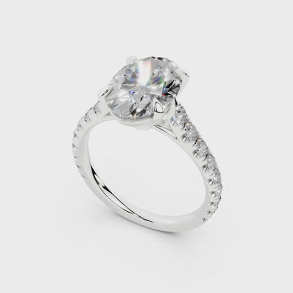 CARTIER 1895 OVAL 4.0 ct