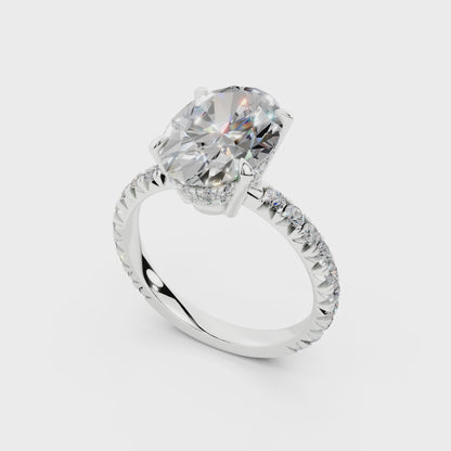 Blake Lively Oval 3.0 ct