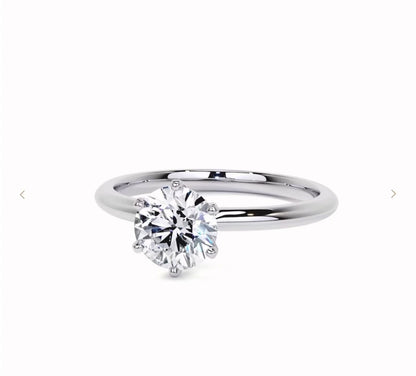 1.85 Ct D Renk Ideal Kesim Sertifikalı Pırlanta Yüzük