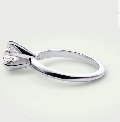 3.02 Ct E Renk 3Ex (Kesim, Simetri, Cila Mükemmel) Sertifikalı Pırlanta Yüzük