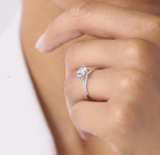 1.61 Ct E Renk Ideal Kesim Sertifikalı Pırlanta Yüzük media 5