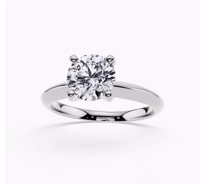 1.05 Ct E Renk Ideal Kesim Sertifikalı Pırlanta Yüzük