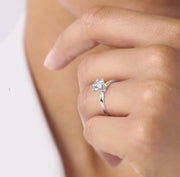 1.52 Ct E Renk 3Ex (Kesim, Simetri, Cila) Tiffany Model Sertifikalı Pırlanta Yüzük media 5