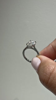 Clemence Oval 2.0 ct Süslü media 9
