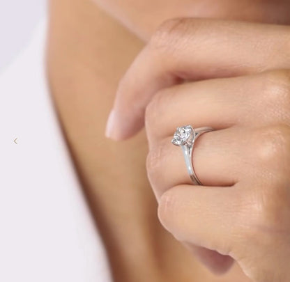 1.50 Ct G Renk VS1 Berraklık Mükemmel Kesim Sertifikalı Pırlanta Yüzük