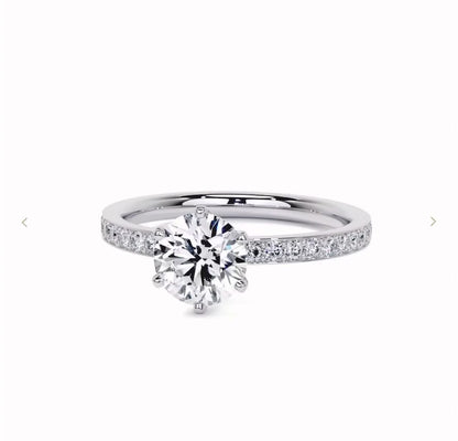 2.02 Ct F Renk Ideal Kesim Sertifikalı Pırlanta Yüzük