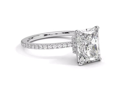 Radiant Kesim 1.51 Ct D Renk VS1 Berraklık Pırlanta Yüzük