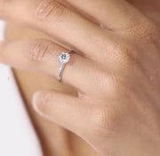 1.53 Ct E Renk Ideal Kesim/ Hearts&Arrows - Sertifikalı Pırlanta Yüzük media 7
