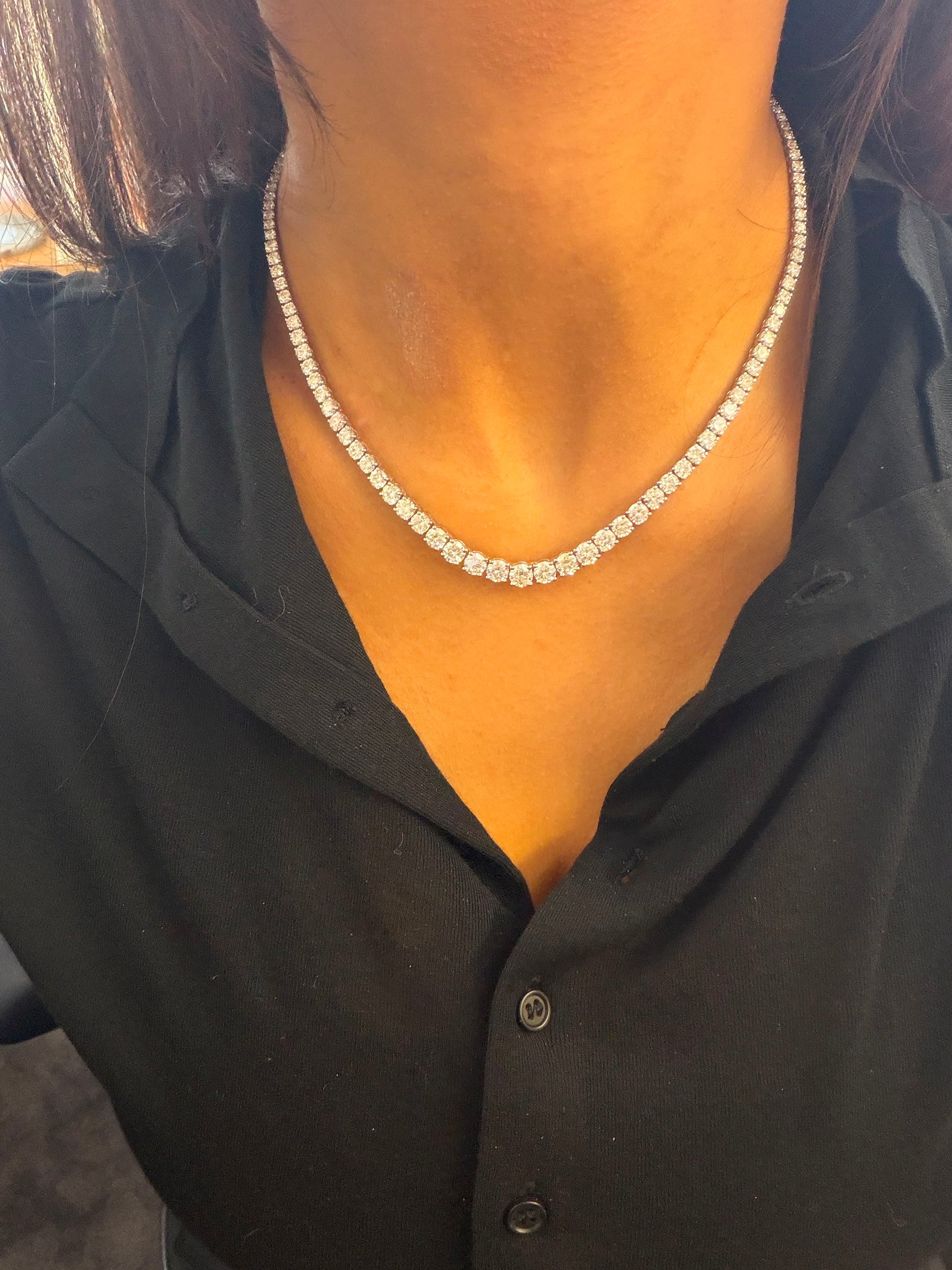 14.82 ct süzme su yolu gerdanlık