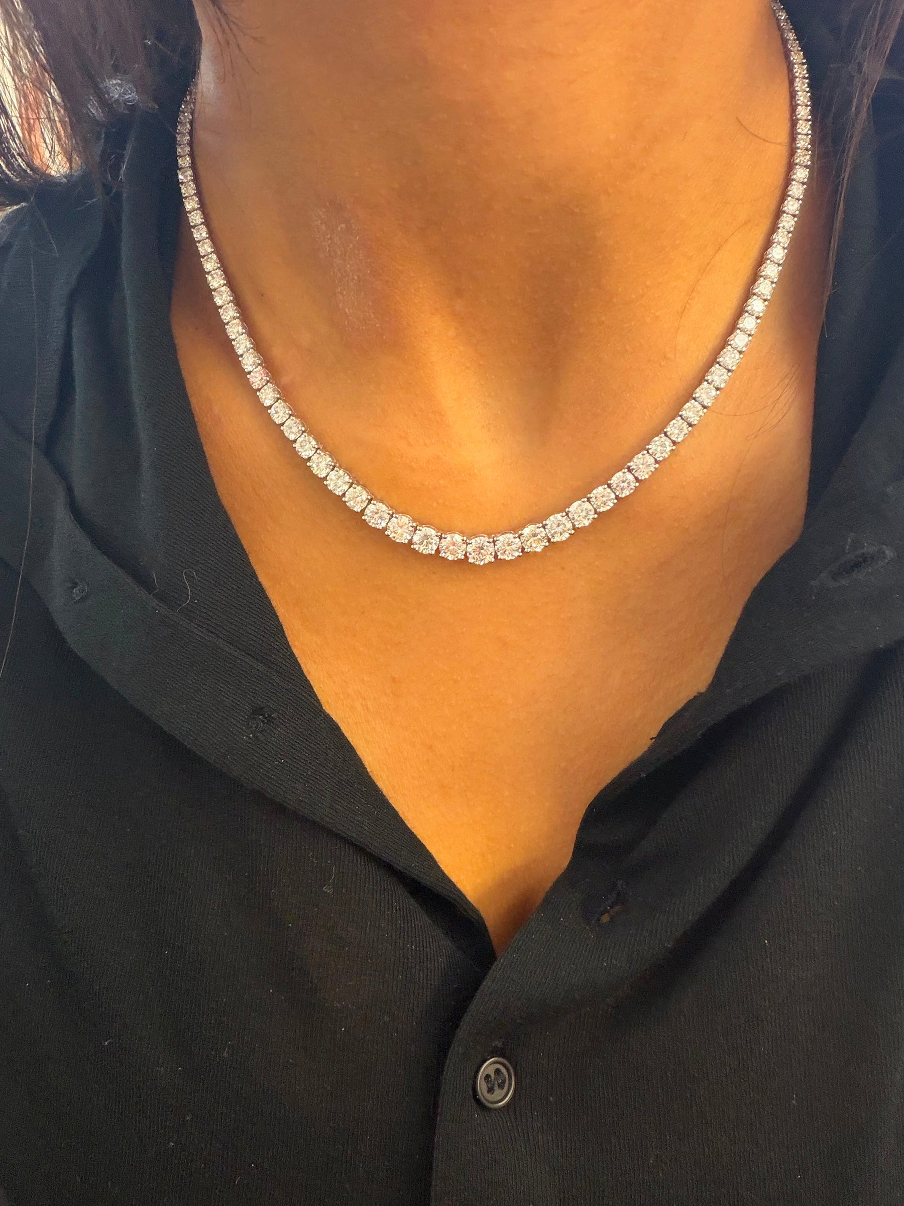 14.82 ct süzme su yolu gerdanlık