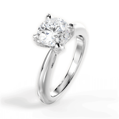 2.01 Ct D Renk Tırnakları Taşlı Sertifikalı Pırlanta Yüzük