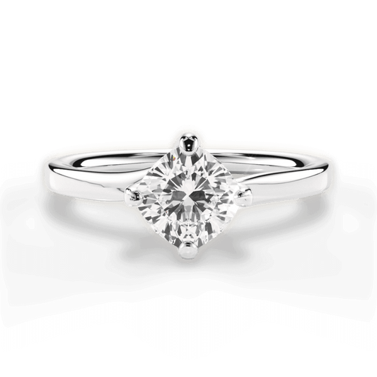 2.00 Ct D Renk VS1 Berraklık Cushion Pırlanta Yüzük